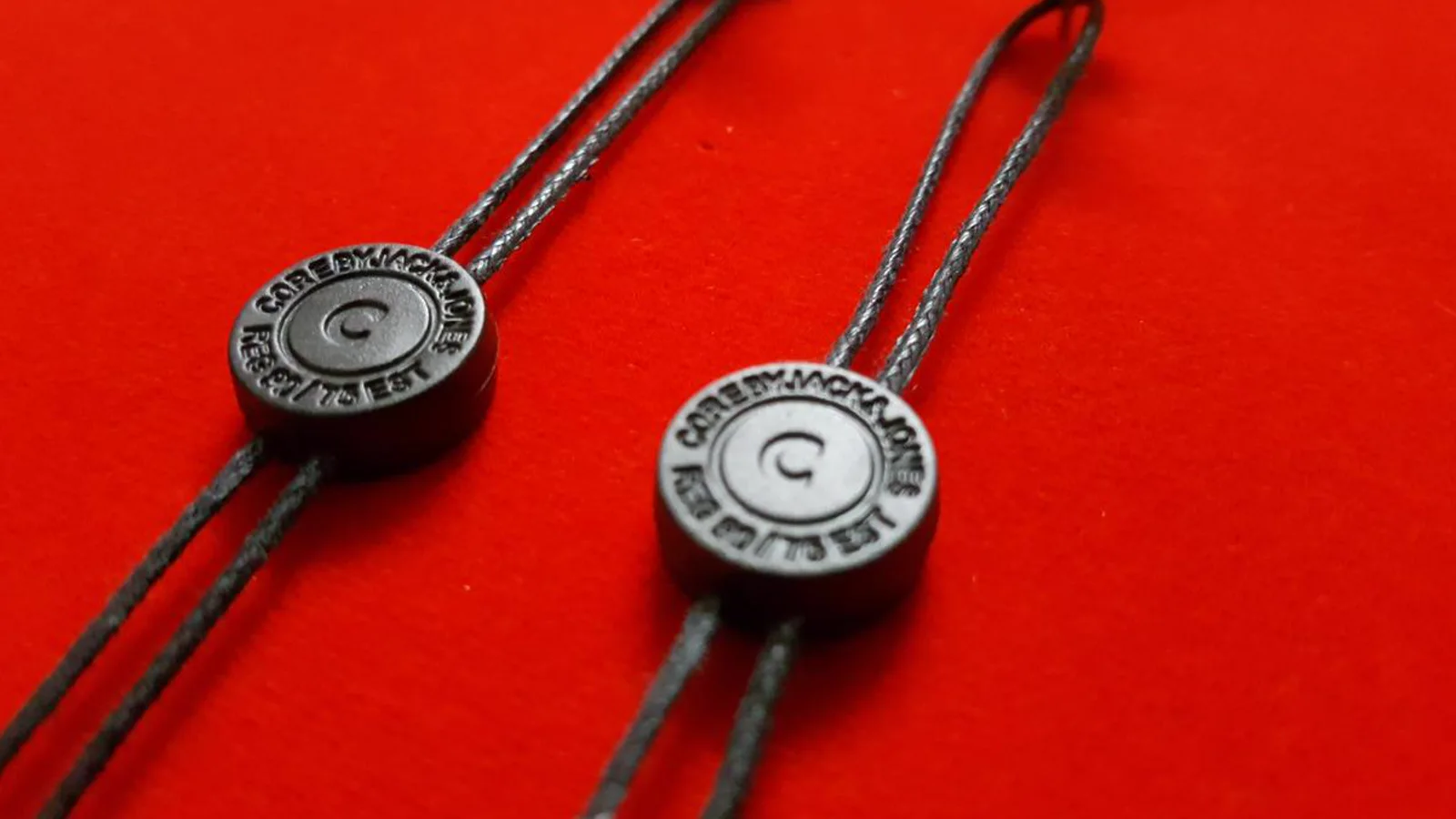 Premium branded cords and drawstrings with custom tips